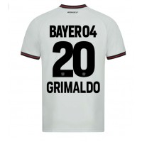 Billiga Bayer Leverkusen Alejandro Grimaldo #20 Borta fotbollskläder 2023-24 Kortärmad